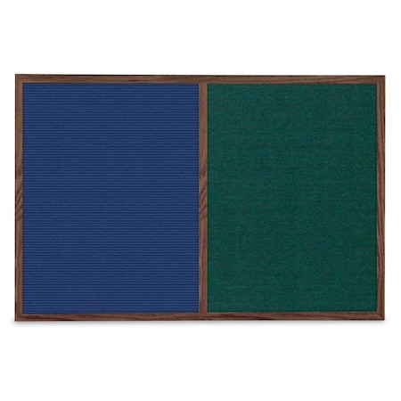 Slim Style Indoor Enclosed Corkboard,30